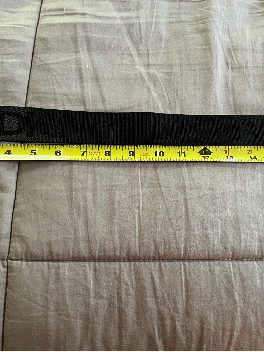 Dkny Black Logo canvas Belt